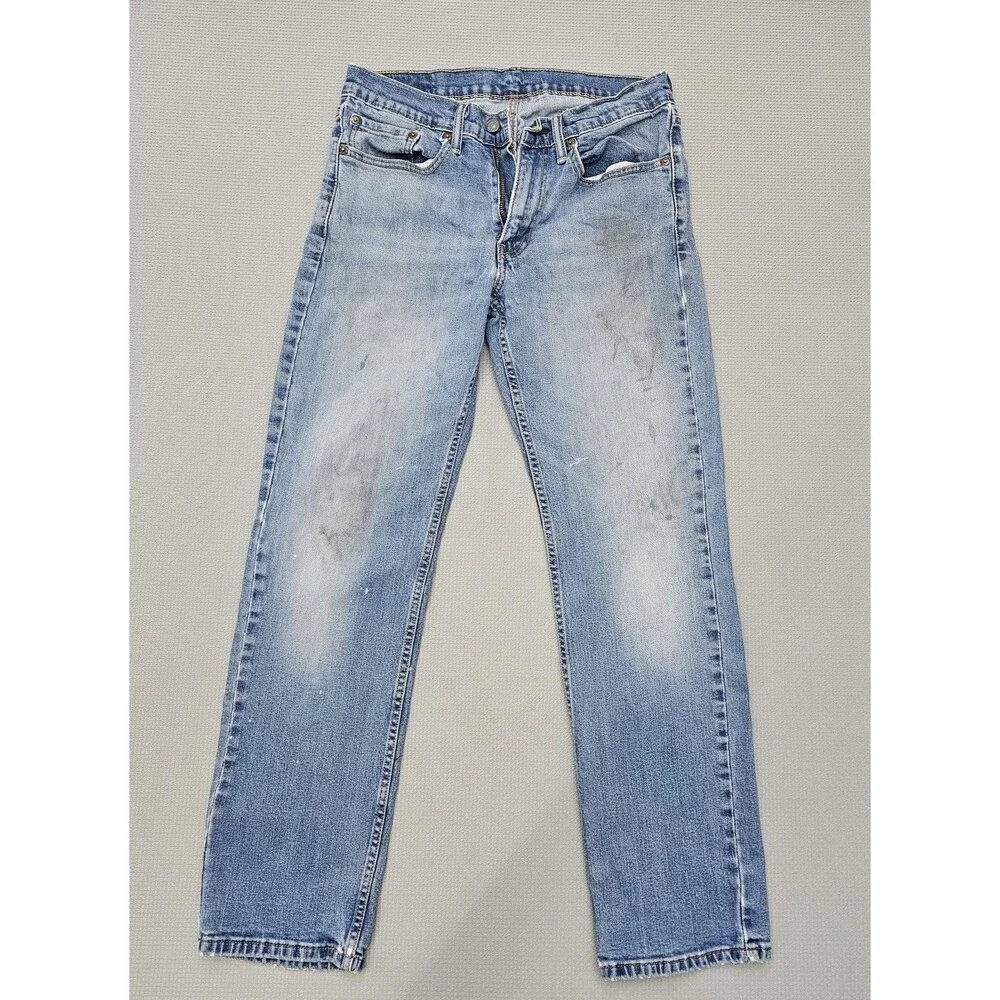 Levi Strauss 505 Red Tag Jeans Men's 31x30 Medium Blue Classic Fit Denim Pants